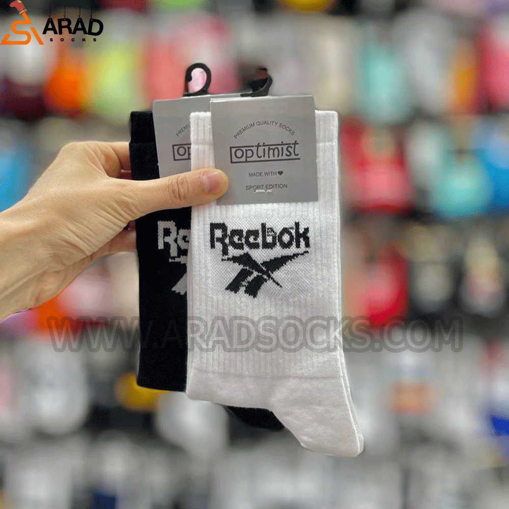 sport13 جوراب ساقدار طرح ریباک - Image 1