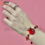 دستبند یلدایی طرح انار بزرگ