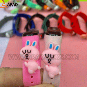 ساعت دیجیتالی لمسی طرح خرگوش لاین