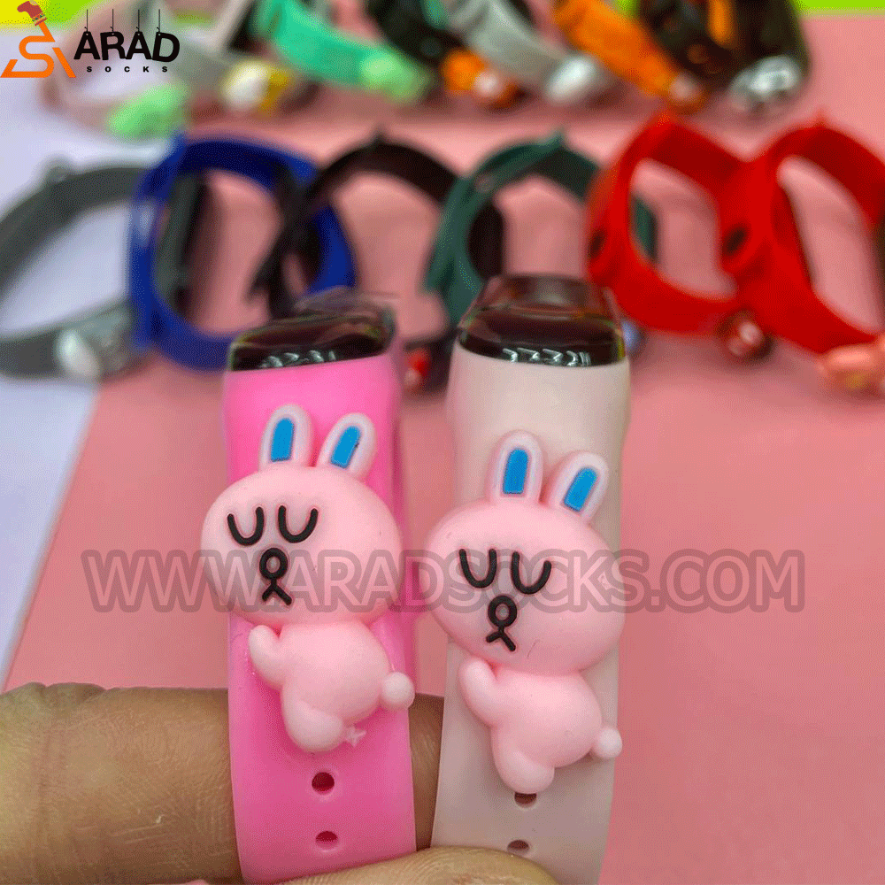 ساعت دیجیتالی لمسی طرح خرگوش لاین ساعت دیجیتالی لمسی طرح خرگوش لاین