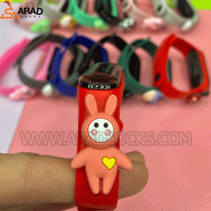 ساعت دیجیتالی لمسی طرح خرگوش