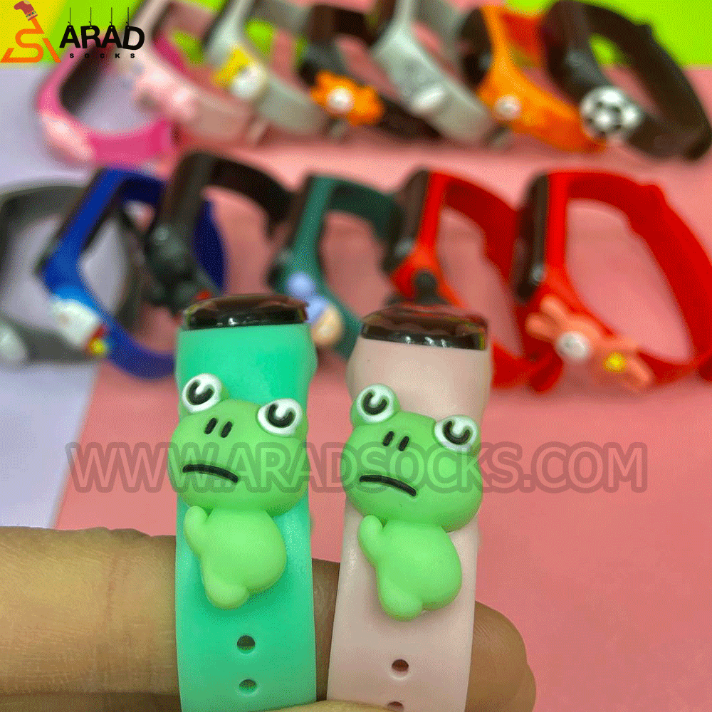 ساعت دیجیتالی لمسی طرح قورباغه ساعت دیجیتالی لمسی طرح قورباغه