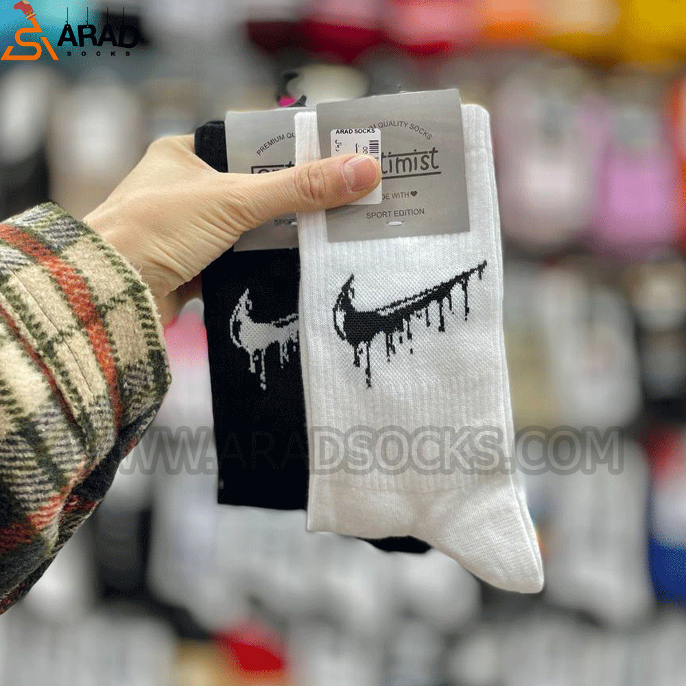 جوراب ساقدار اسپرت طرح نایکی جوراب ساقدار اسپرت طرح نایکی