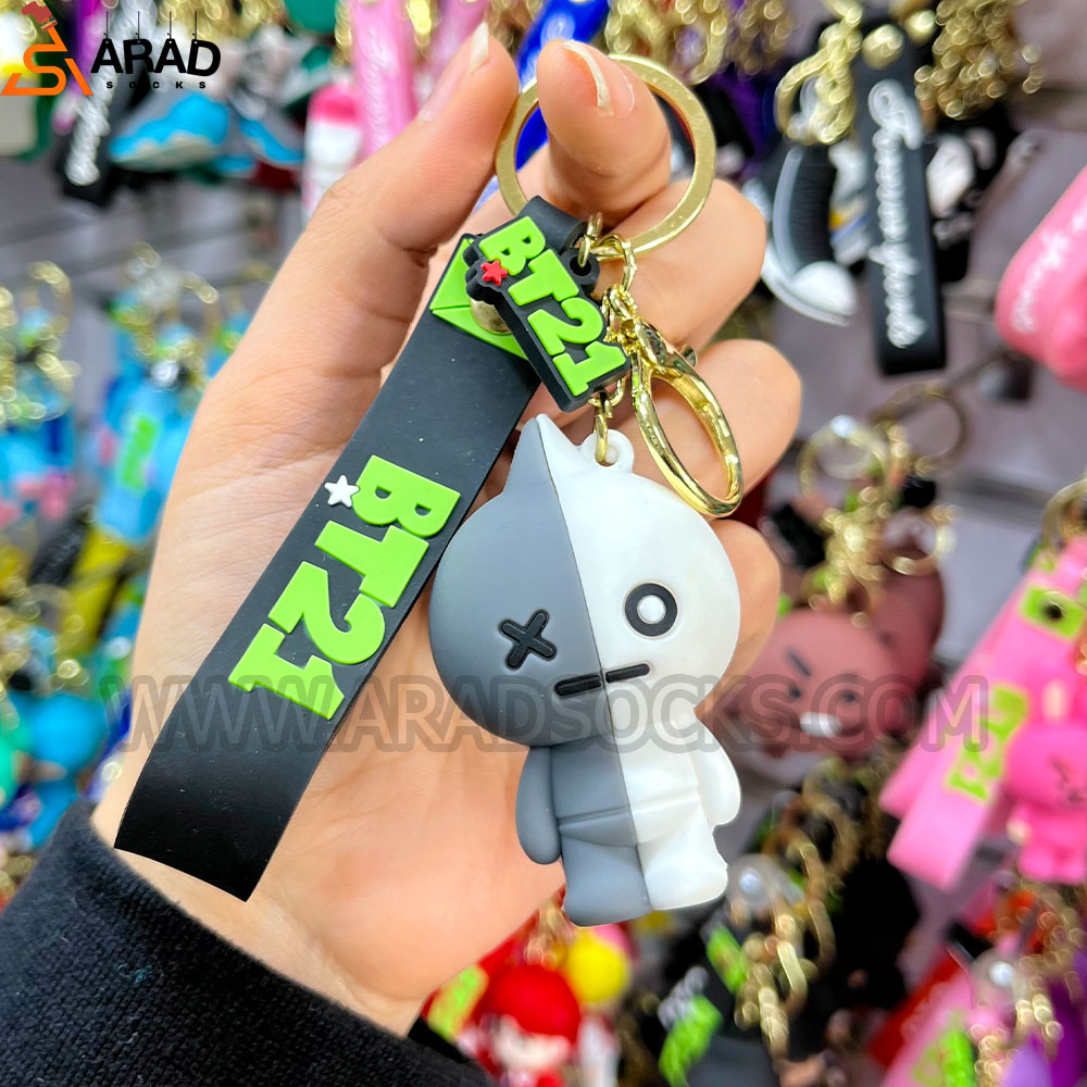 keyholder15 جاکلیدی سیلیکونی طرح بی تی 21 آرمی - Image 1