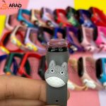 ساعت دیجیتالی لمسی طرح گربه طوسی