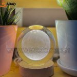 گوی سه بعدی کریستال طرح ماه