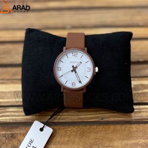 ساعت مچی بند سیلیکونی برند بلون قهوه ای