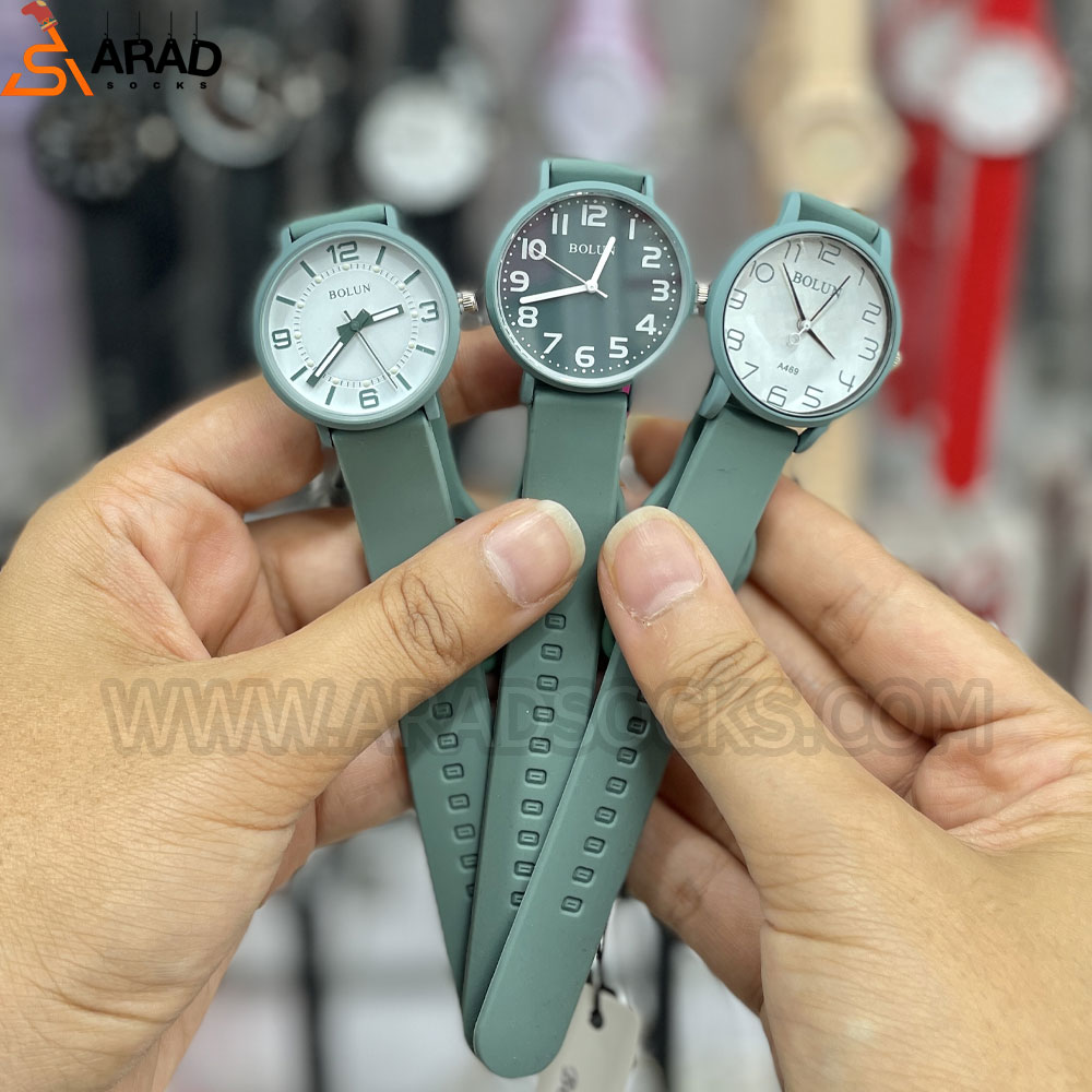 ساعت مچی بند سیلیکونی برند بلون سبز ساعت مچی بند سیلیکونی برند بلون سبز