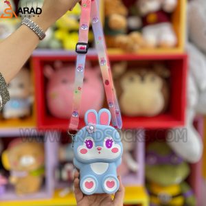 کیف سیلیکونی دوشی طرح خرگوش ایستاده