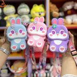 کیف سیلیکونی دوشی طرح خرگوش ایستاده