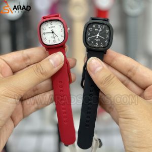 ساعت مچی بند سیلیکونی صفحه مربعی برند بلون