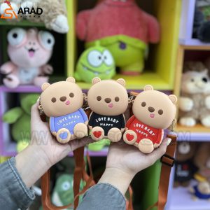 کیف سیلیکونی دوشی طرح خرس