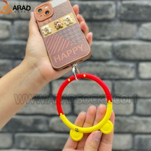 آویز موبایل سیلیکونی طرح پو