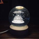 گوی سه بعدی کریستال طرح تولد