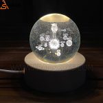 گوی کریستال سه بعدی طرح فضانورد سایز1