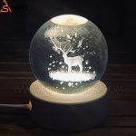 گوی کریستال سه بعدی طرح گوزن