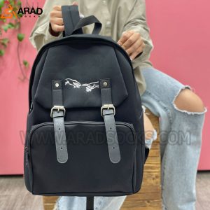 کوله پشتی کلاسیک طرح آفرینش مشکی