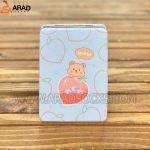 آینه جیبی خرسی صفحه مستطیلی رنگ آبی