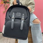 کوله پشتی کلاسیک طرح دوربین عکاسی مشکی