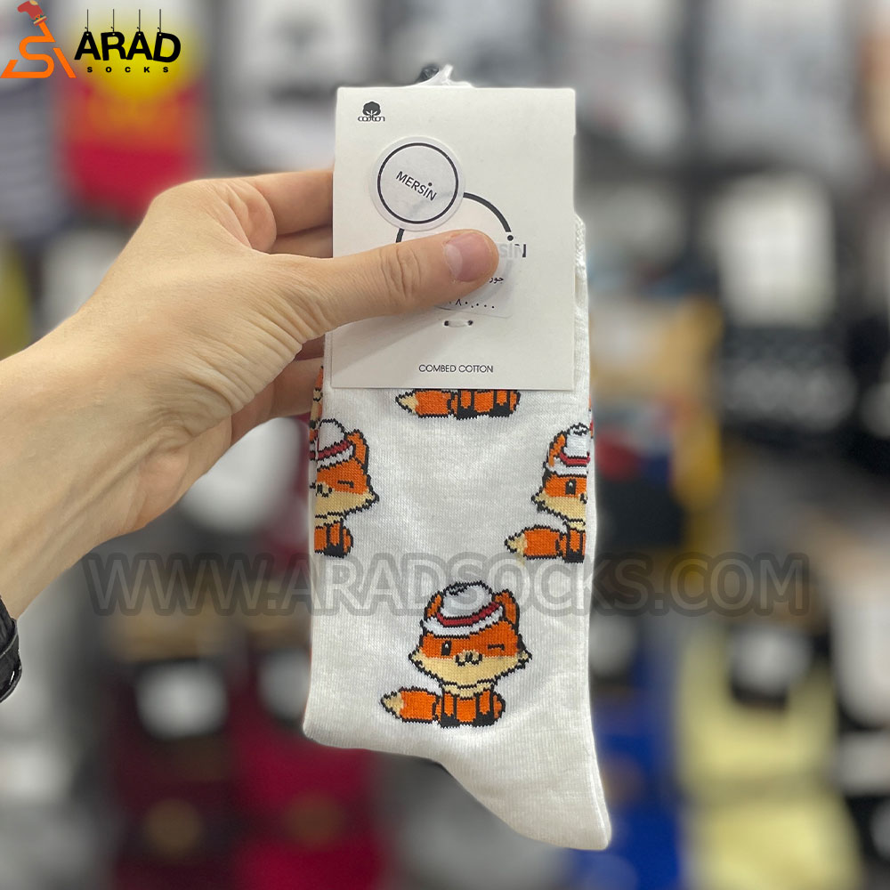 جوراب ساقدار فانتزی طرح روباه جوراب ساقدار فانتزی طرح روباه