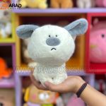 عروسک وارداتی طرح سگ نخودی سفید