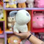 عروسک وارداتی طرح سگ نخودی سفید