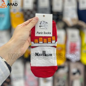 جوراب مچی تا به تا طرح سیگار مارلبرو