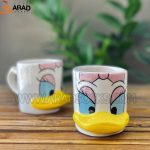 ماگ سرامیکی دستساز طرح دیزی داک