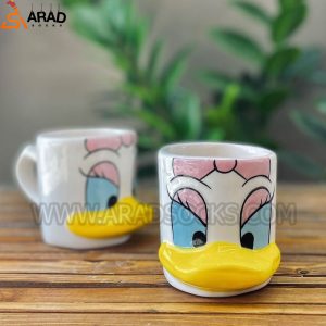 ماگ سرامیکی دستساز طرح دیزی داک