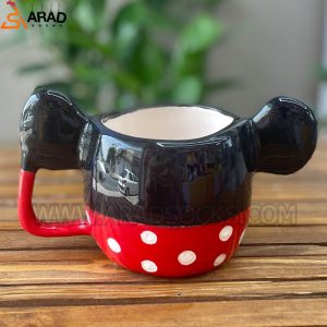 ماگ سرامیکی دستساز طرح مینی موس