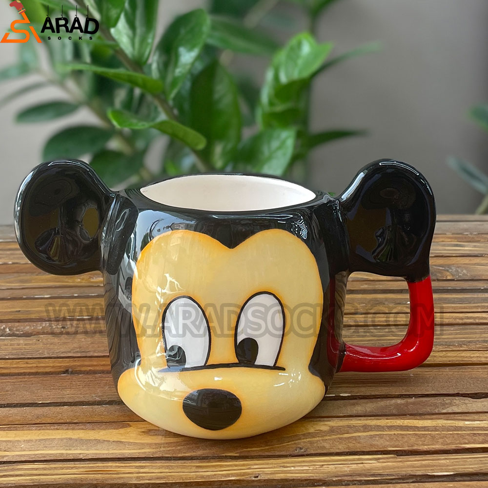 ماگ سرامیکی دستساز طرح میکی موس ماگ سرامیکی دستساز طرح میکی موس