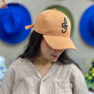 کلاه بیسبالی کتان طرح نوت موسیقی