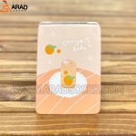 آینه جیبی صفحه مستطیلی طرح نوشیدنی نارنجی - Image 2