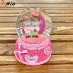 گوی چراغدار کوچک طرح دختر و پسر و ماه