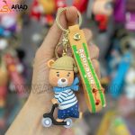 جاکلیدی سیلیکونی طرح خرس