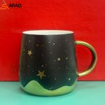 ماگ سرامیکی ستاره ای مشکی