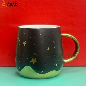 ماگ سرامیکی ستاره ای مشکی