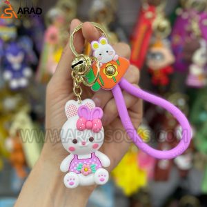 جاکلیدی سیلیکونی طرح خرگوش