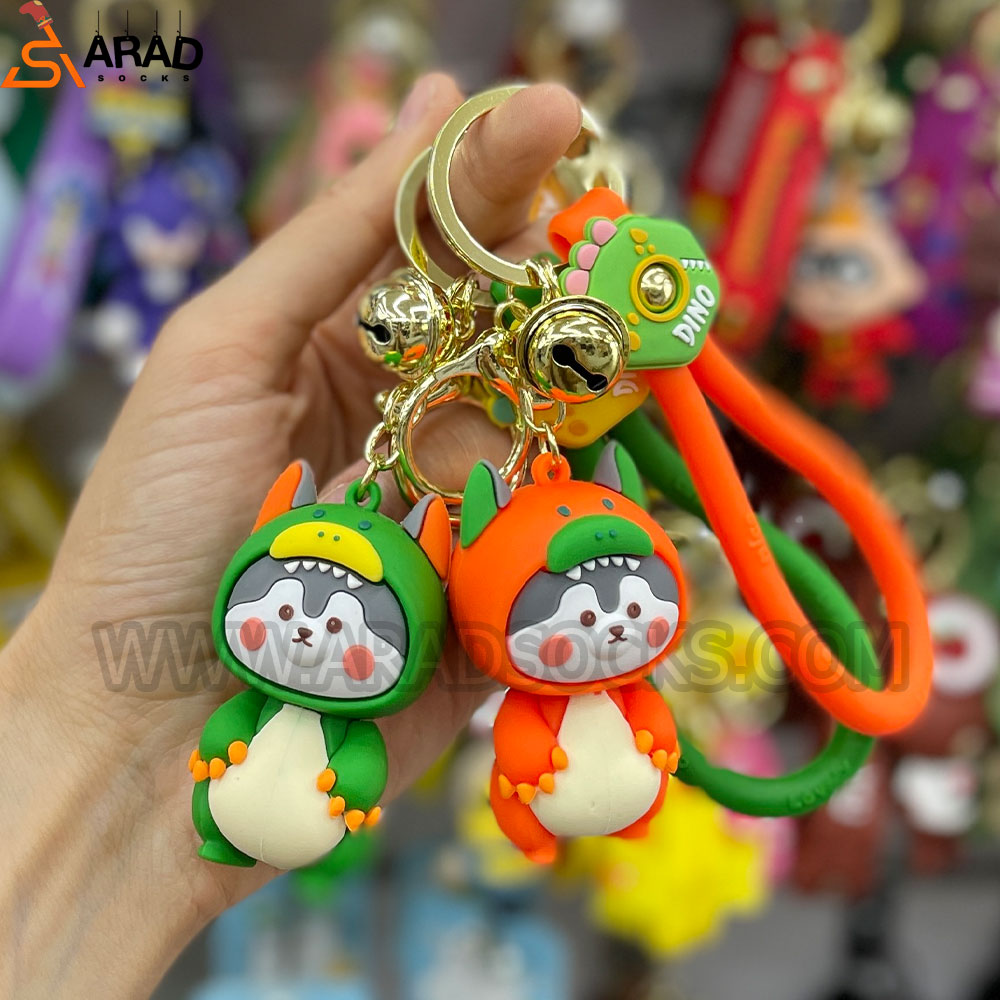 جاکلیدی سیلیکونی طرح دایناسور جاکلیدی سیلیکونی طرح دایناسور