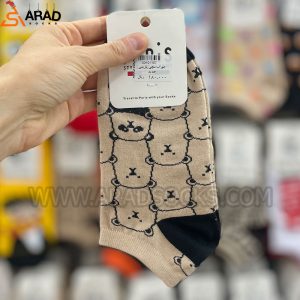 جوراب مچی طرح خرس