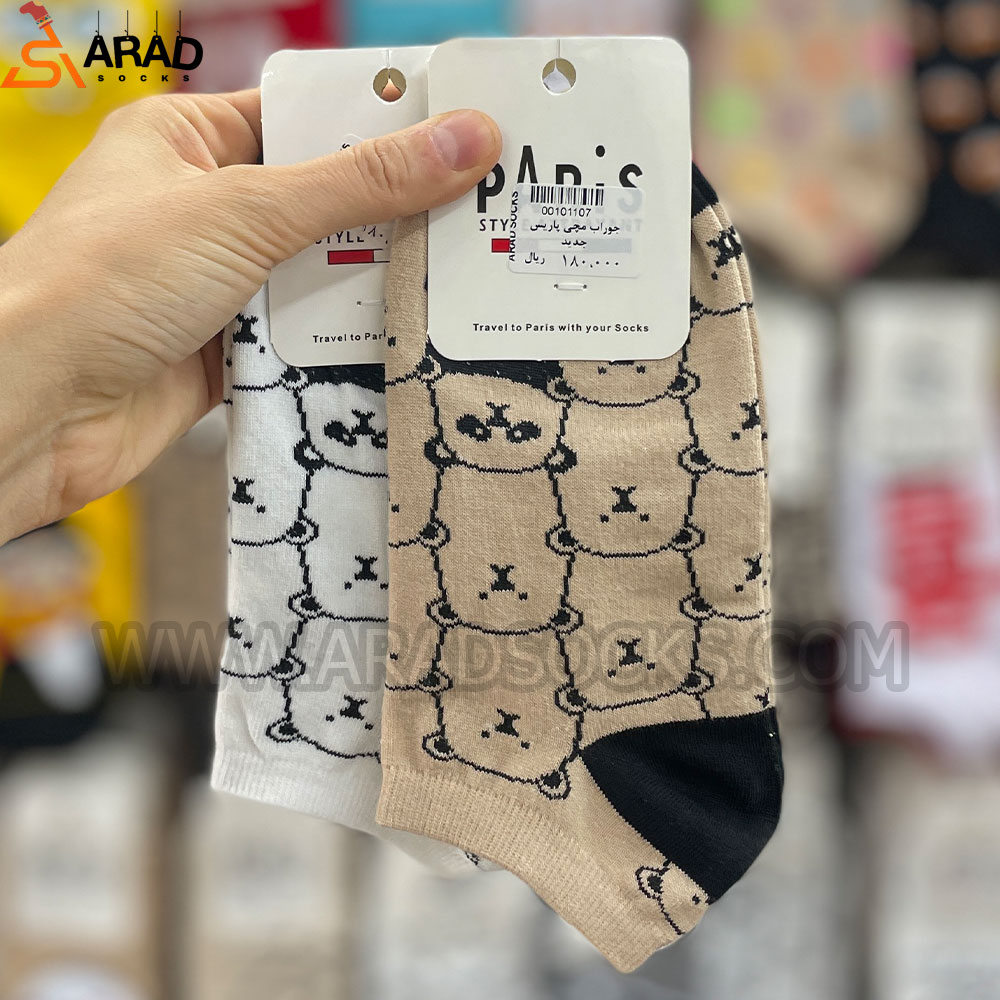 جوراب مچی طرح خرس جوراب مچی طرح خرس