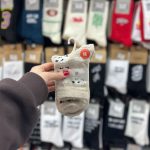 جوراب زمستانه بوکله صورتی - Image 2