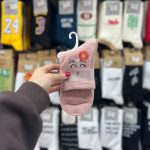 جوراب زمستانه بوکله صورتی - Image 14