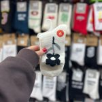 جوراب زمستانه بوکله مشکی سفید - Image 3