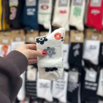 جوراب زمستانه بوکله مشکی سفید - Image 11