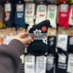 جوراب زمستانه بوکله مشکی سفید - Image 9