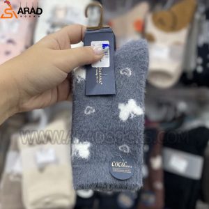 جوراب زمستانه موهر طوسی
