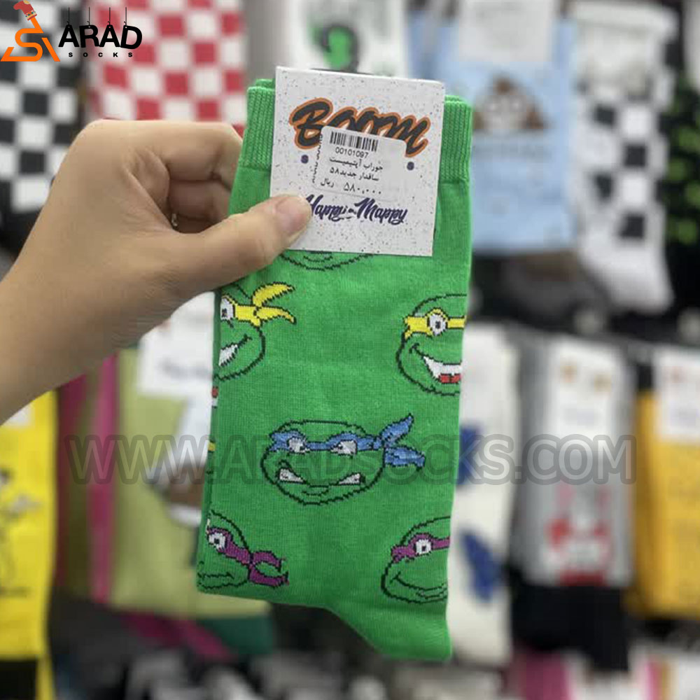 جوراب ساقدار لاک پشت های نینجا جوراب ساقدار لاک پشت های نینجا