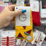 جوراب ساقدار هندوانه زرد