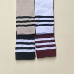 جوراب بالا زانو سه خط